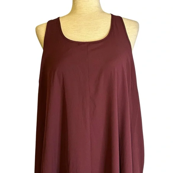 Halara Breezeful RacerPocket High Low Flowy Midi Quick Dry‎ Casual Dress Size XL - Picture 4 of 13